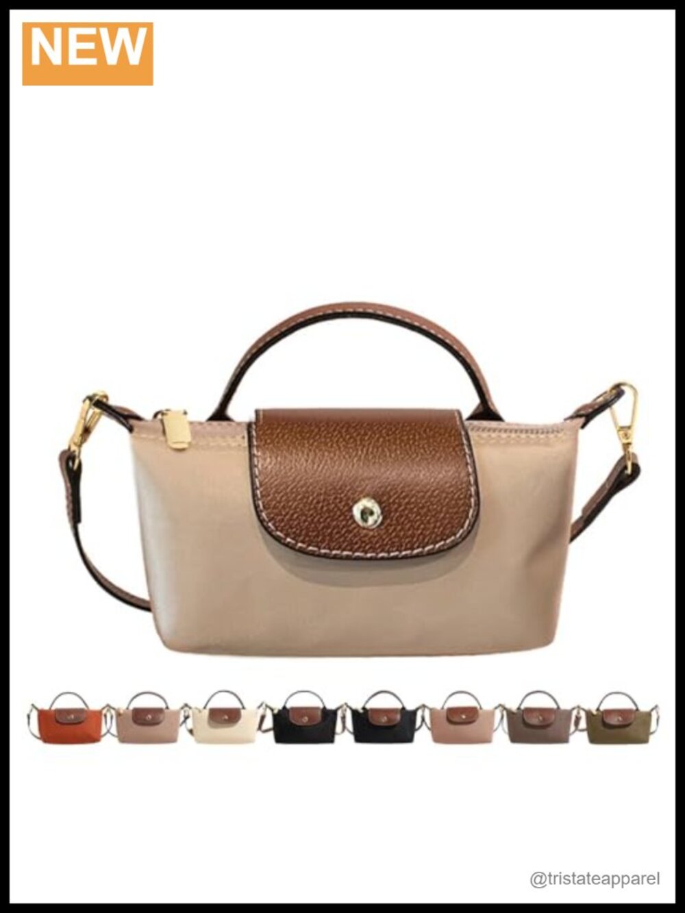 Mini Crossbody Bag Adjustable Strap Women Small Shoulder Purse Zipper Pouch